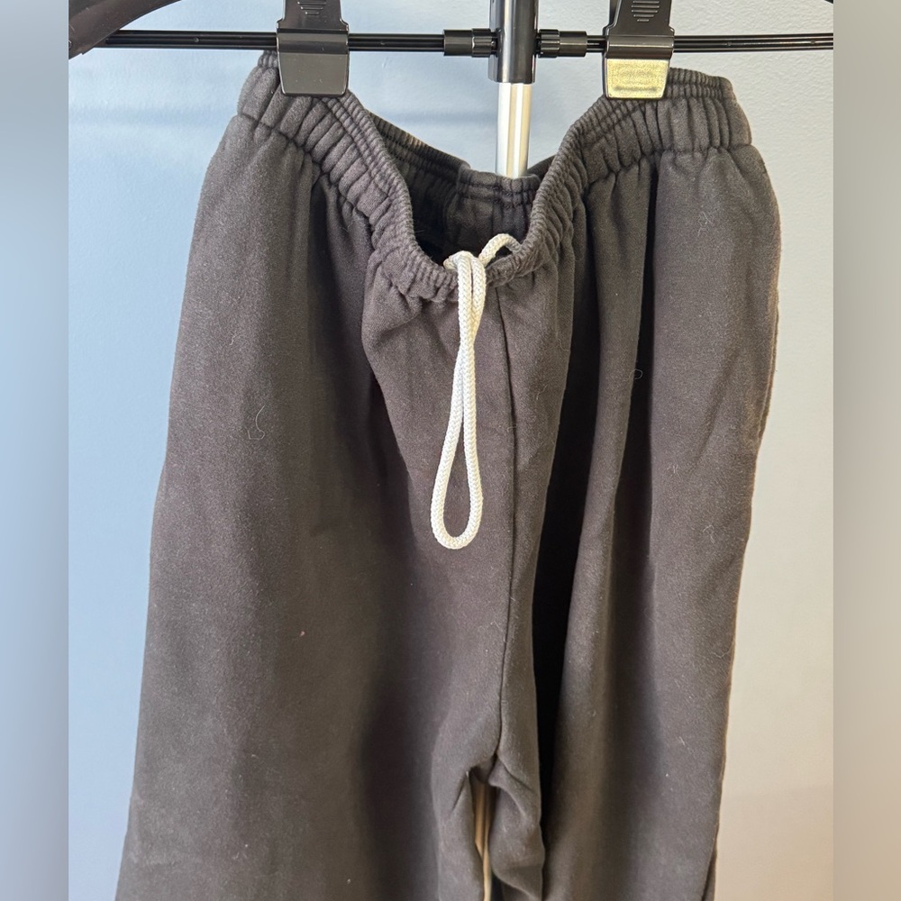 DSG Charcoal Jogger Pants with White Drawstring